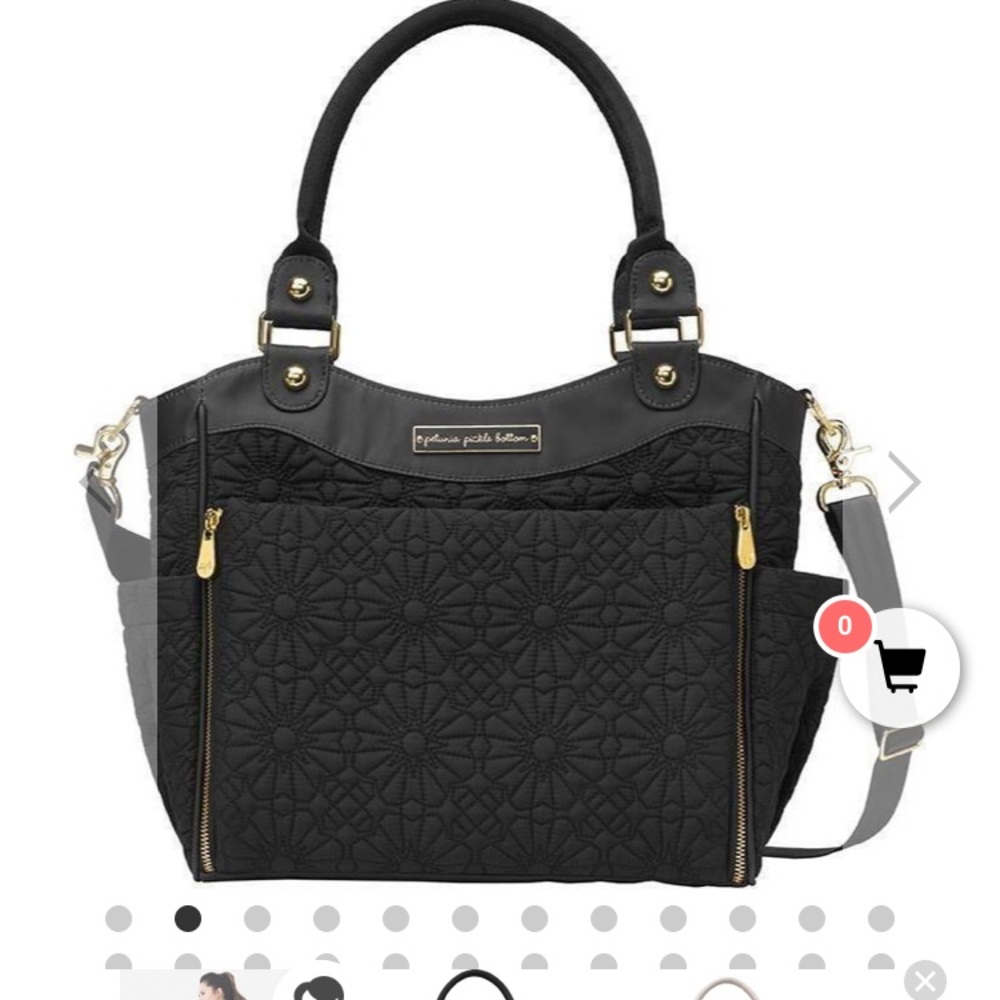 Limited edition petunia pickle bottom bag